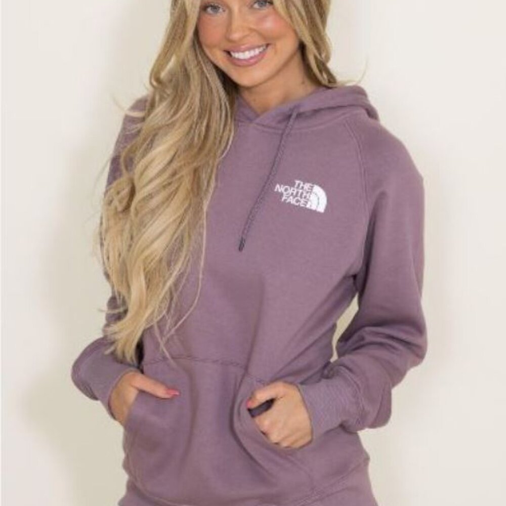 North Face Pullover Hoodie - Women’s Mauve Pinkish (Fawn Grey) Box NSE